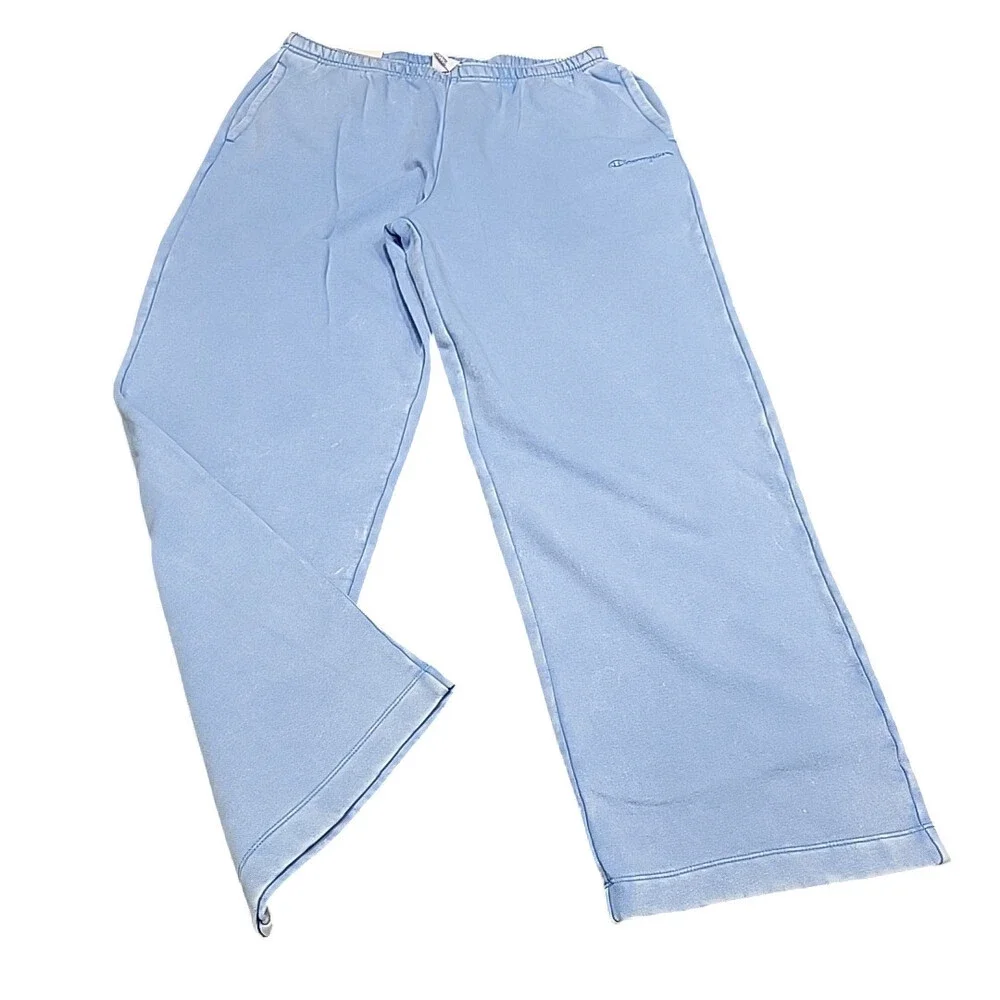 Champion Womens Pants Large Size Blue Casual Everyday Pants with Pockets - Picture 1 of 11